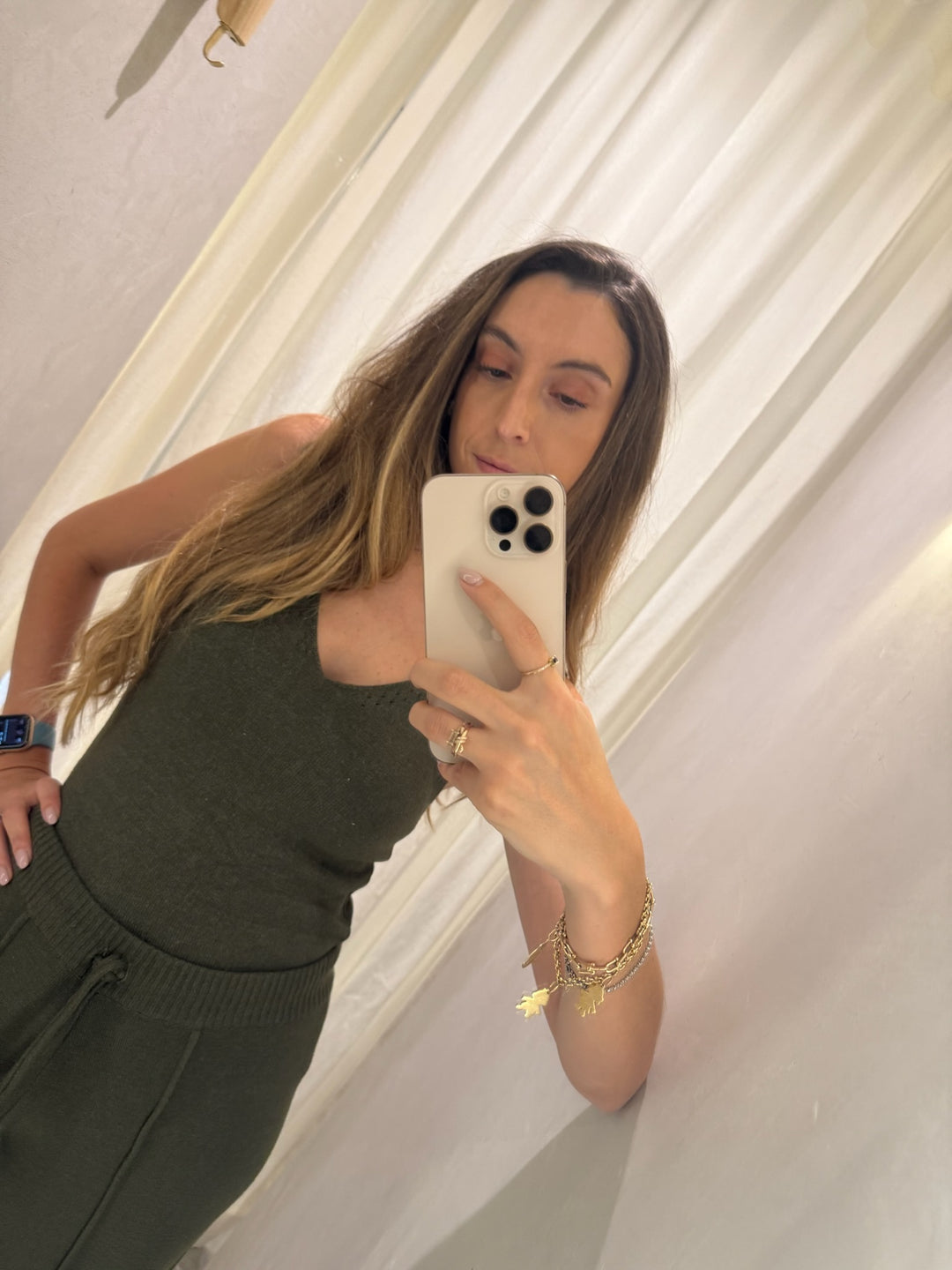 Peru Forest Knitted Top