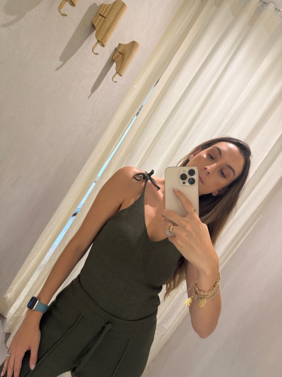 Peru Forest Knitted Top