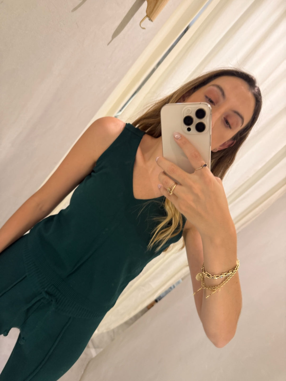 Amsterdam Emerald Knitted Top