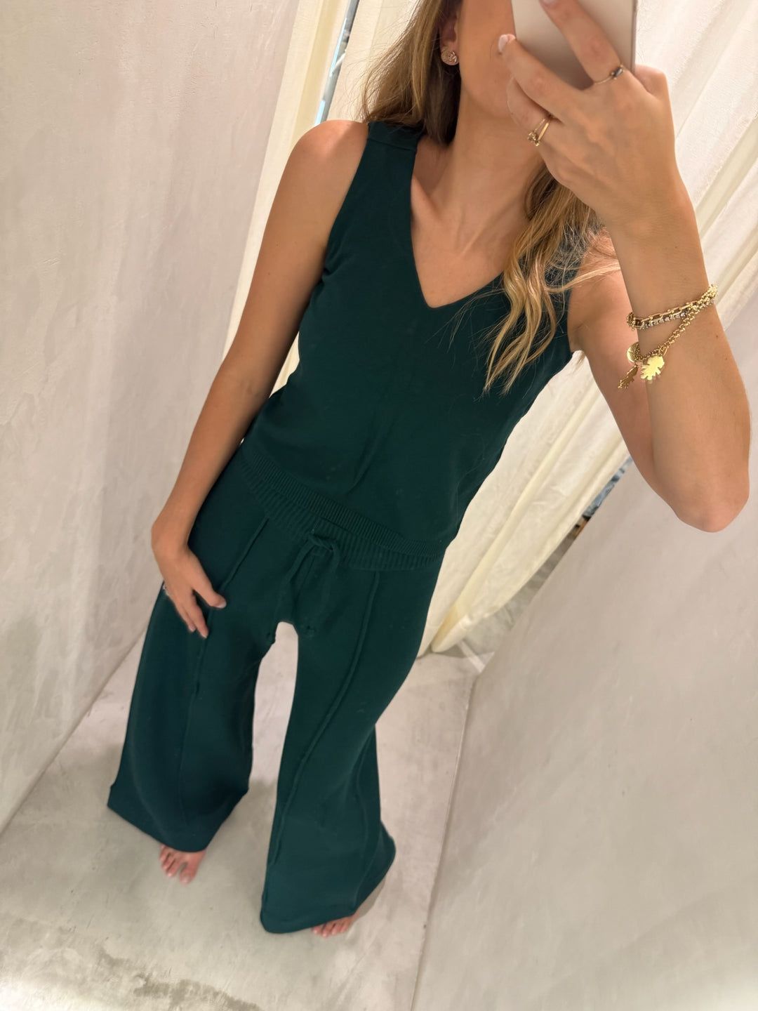 Amsterdam Emerald Knitted Top